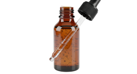 Isolated Dropper Bottle