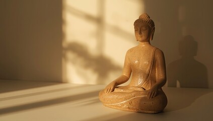 buddha statue on black background