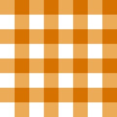 orange plaid