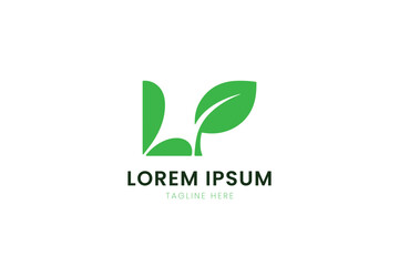 Modern minimalist green leaf logo design symbolizing growth nature and sustainability