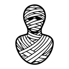 mummy wrapped in bandages