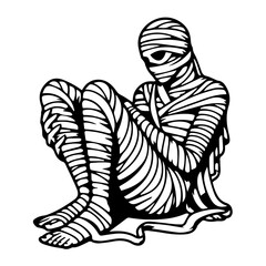 mummy wrapped in bandages