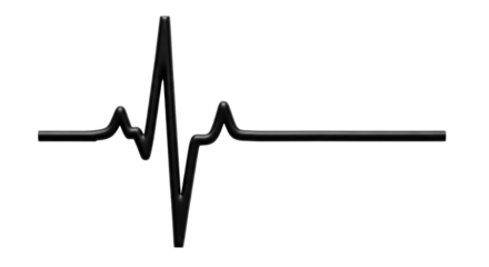 Isolated Heartbeat Line