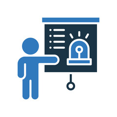 Training mixed color icon