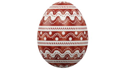 Isolated Easter Egg