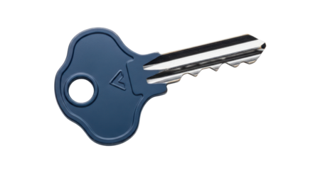 Isolated Blue Key