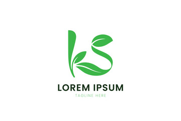 Minimalist green leaf logo design simple elegant business symbol branding identity