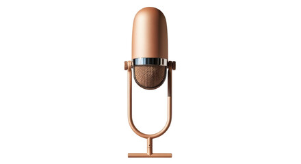 Isolated Vintage Microphone