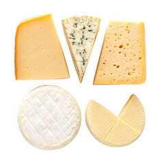 Illustration of set of cheese png cheese png set png food png dairy png illustration png slices png transparent background