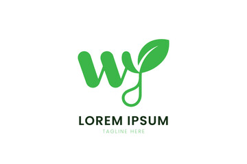 Minimalist green leaf logo design for eco-friendly brands and nature businesses