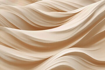 Obraz premium Abstract Golden Sand Dunes with Wavy Texture