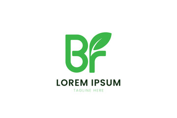 Modern green leaf logo design for businesses emphasizing nature and growth