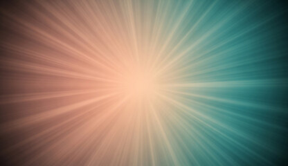 Illustration of abstract background with light rays emanating from the center of the image