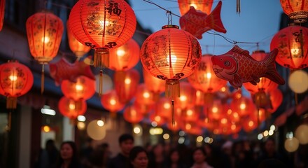 Chinese New Year Lantern Festival Celebration.
