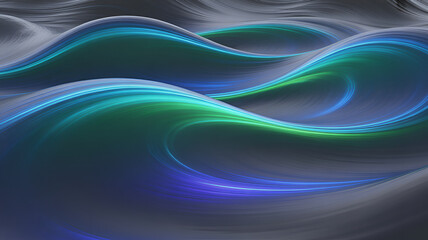 Fototapeta premium Abstract Flowing Waves of Light and Color
