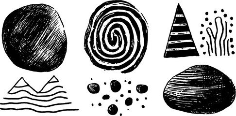 Earth-inspired textures and patterns for artistic design and creative projects