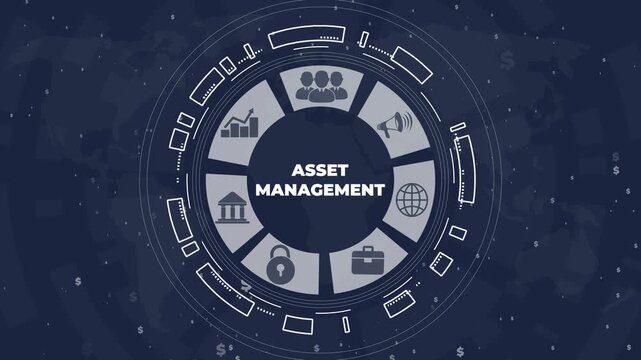 Asset Management Optimizing Resource Allocation and Efficiency on a Wide Banner, Business and Technology Concept.