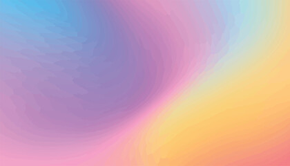 Obraz premium Abstract blurred background featuring a soft pastel rainbow gradient, a modern vector design for creative wallpaper