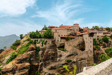 Great Monastery of Varlaam on the high rock in Meteora, Thessaly, Greece