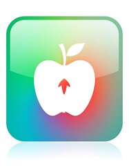 Obraz premium Colorful apple icon