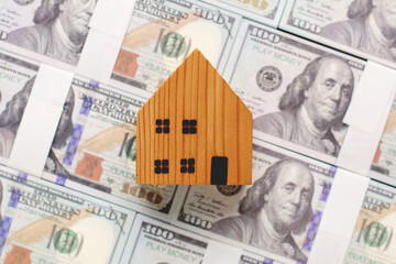 Real estate houses, house projects, home loans and housing, buying a house and renting a house, wooden model houses