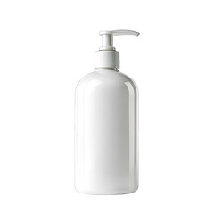 Fototapeta premium White plastic pump bottle