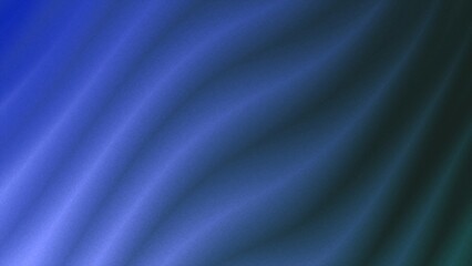 Abstract blue and dark green wavy gradient background with soft light effects