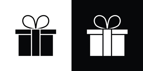 Gifts icons. glyph vector icon. Vector illustration eps 10