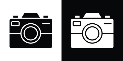 Camera icons. glyph vector icon. Vector illustration eps 10