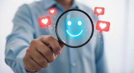 Unveiling Happiness Magnifying Joy Likes and Positive Customer Experience Social Media Engagement and Feedback and