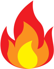 flame  fire  red flame in abstract style