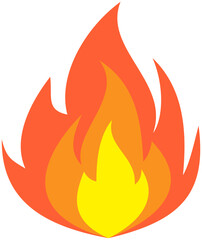 flame  fire  red flame in abstract style