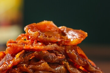 Fujian Gaozhou Dried Lychee Pork Jerky - Traditional Chinese Thick Cut Meat Snack