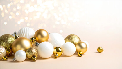 Fototapeta premium Festive Christmas Ornaments