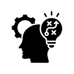 Strategic Innovation glyph icon