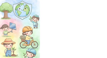 Eco-Friendly Kids Sustainable Living and Environmental Awareness