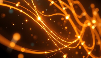 Digital Money Flow Background