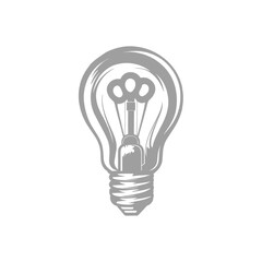 Lightbulb Concept Design Illustration
