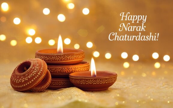 Narak Chaturdashi Wishes Poster