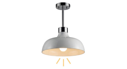 Isolated light fixture. Modern ceiling lamp, contemporary pendant lighting, interior d&eacute;cor