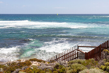 Windsurfing & kitesurfing on the Indian Ocean at Prevelly, Margaret River Region, Shire of Augusta in the SW Region of Western Australia WA