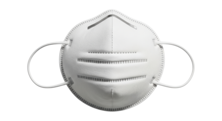 Isolated protective surgical N95 face mask prevents virus airborne infectious respiratory issues