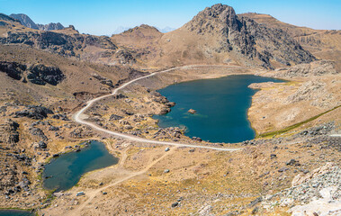 The scenic views of glacial Sat lakes, located on Cilo Mountains, which has an altitude of 3,500 meters, would become a new tourist attraction for nature lovers across the world in Hakkari, Turkey