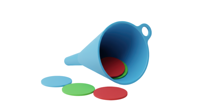 Isolated Funnel with Disks