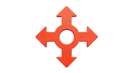 Isolated Direction Icon