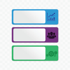 Obraz premium Business Office Teamwork & Workflow Infographic Vector Set