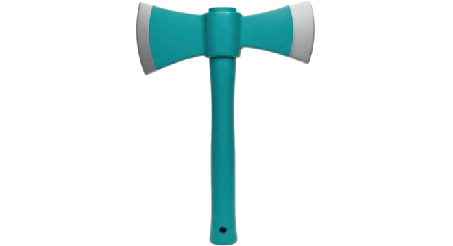 Isolated Turquoise Axe
