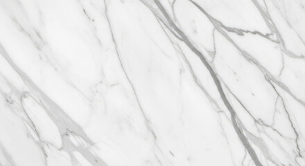 Obraz premium Elegant white marble texture with subtle gray veining
