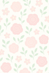 seamless background with roses