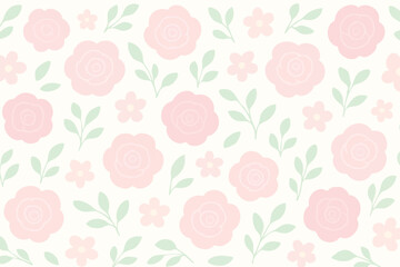 seamless pattern with flowers